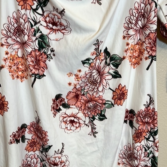 FLORAL Off the Shoulder Floral Mini Dress - Picture 4 of 10
